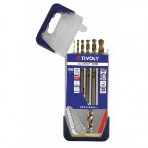 Coffret de 6 forets inox queue cylindrique Hi-Perf