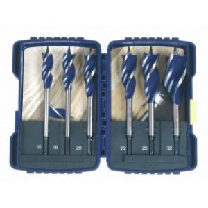 Coffret de 6 mèches à bois Blue Groove 6X