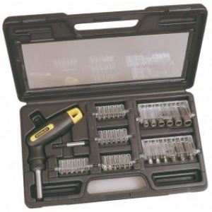Coffret de vissage, tournevis articulé, embouts, 38 pièces 0-63-038