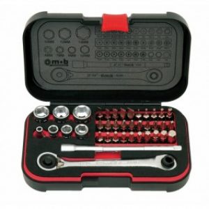 Coffret douilles radio 1/4&Prime; + vissage : 39 pièces XS BOX 9410390001