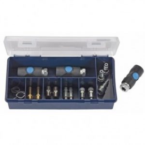 Coffret dépannage 15 pièces air comprimé Ø 06 mm