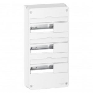 Coffret électrique Resi9 13 modules – 3 rangées – Schneider Electric R9H13403