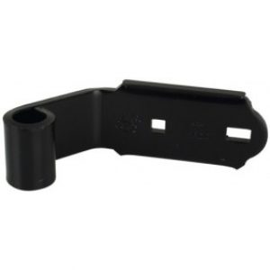 Col de penture en acier finition noir pour volet double – Largeur 35 mm