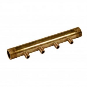 Collecteur 3/4″ (20/27) Mâle – entraxe 40mm – départ à glissement tube PER Ø12 + bagues