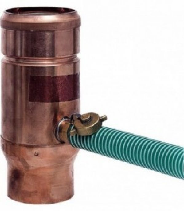 Collecteur d eau de pluie tuyau cuivre – diam 100 mm