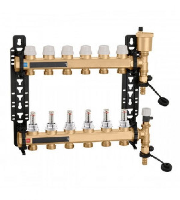 Collecteur prémonté 1″ caleffi 664