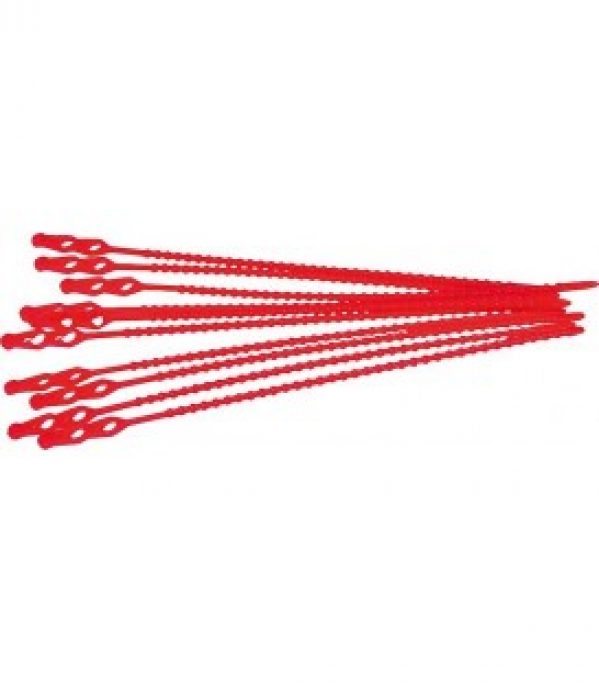 Collier de serrage 190 mm long, 1000 pcs rouge