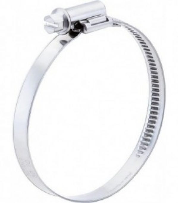 Collier de serrage 9 mm zingue, plage de serrage 60-80 mm