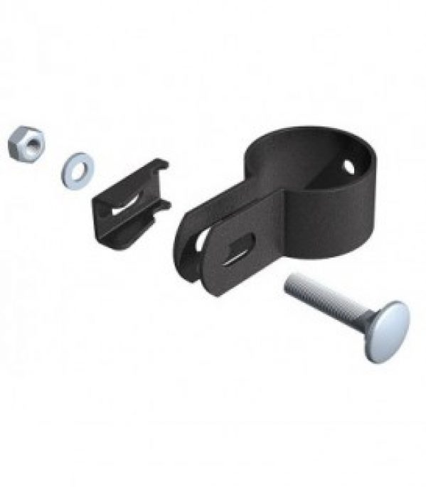 Collier Garden anthracite, revetement plastique, d60mm