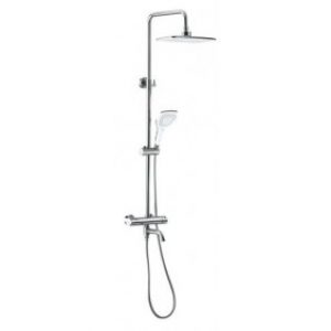 Colonne de baignoire thermostatique avec douche de tête PERLA