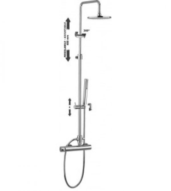 Colonne de douche Paffoni mini Master ZCOL600CR