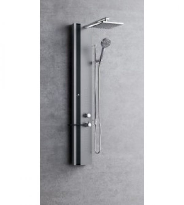 Colonne de douche équipée d’un éclairage LED Novellini…