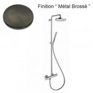 COLONNE DE DOUCHE TRIVERDE THERMOSTATIQUE COMPLETE METAL BROSSE – CRISTINA ONDYNA TV48677