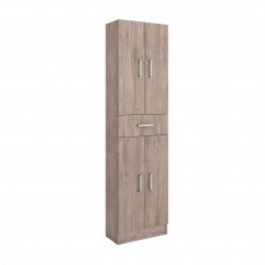 Colonne de salle de bain Motril SALGAR – chêne colorado 4 portes + 1 tiroir