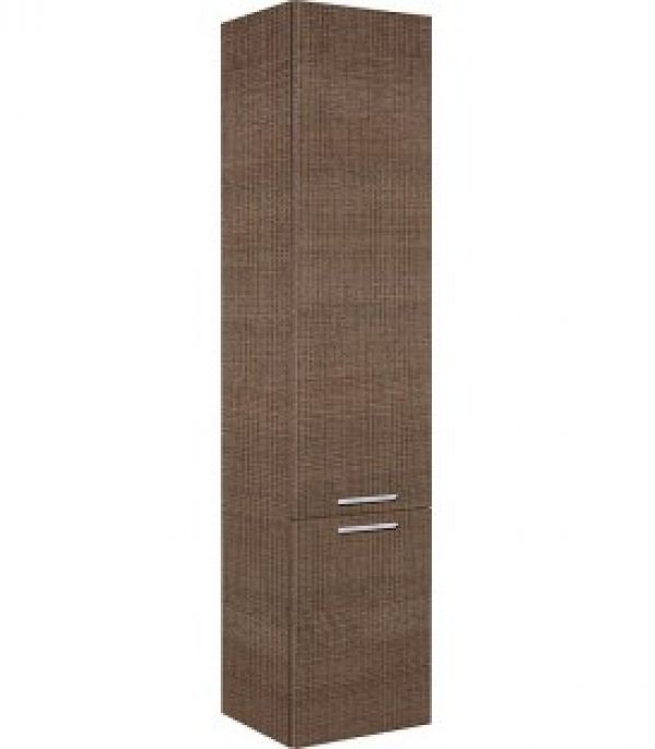 Colonne MBk, 2 portes tranche marron, butée à droite 350x1625x370mm