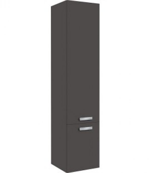 colonne serie MAB 2 portes anthracite mat butée à gauche 350x1585x370mm