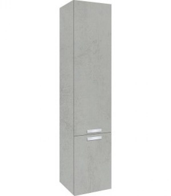 colonne serie MBB 2 portes chene gris pierre butée à gauche 350x1625x208mm