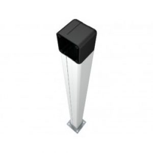 Colonnette en aluminium anodisé naturel H 1m pour SET-I – SET-K – TSP CAME CSS