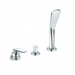 Combinaison de bain 3 trous, chrome…