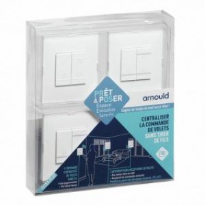 Commande sans fil – pour volets roulants – kit – Espace Evolution
