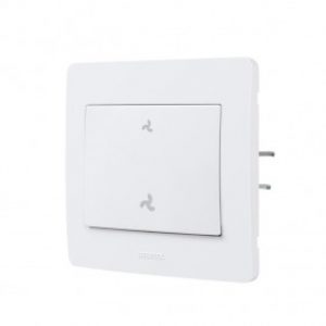 Commande VMC encastrée complète – blanc – Diam2