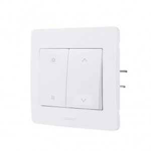 Commande volet roulant encastrée complète – blanc – Diam2