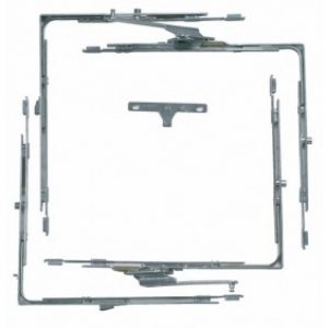 Compas pour ferrures coulissantes à translation GU 966 – axe à 13 mm