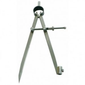 Compas à ressort porte-crayon