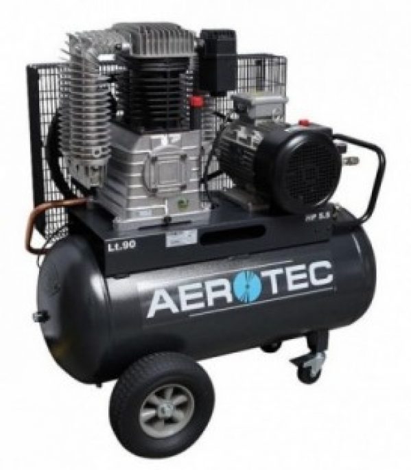 Compresseur a piston AEROTEC 820-90 PRO 400 Volt avec 10 bar et 90 l chaudiere