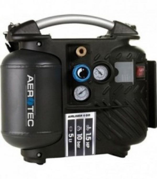 Compresseur à piston Aerotec Airliner 5 Go – 3400 tr/mn réservoir 5 litres 10b