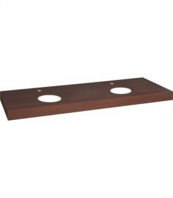 Console ELENG Wenge nature laque,pr 2 vasques, x 2 trous, 1800x80x510mm