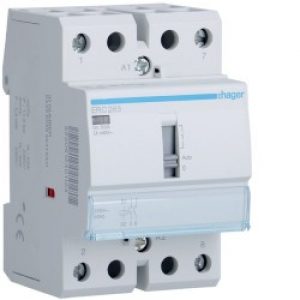 Contact cde manu 63A, 2F, 230V – AUTOMATISMES  HAGER ERC263
