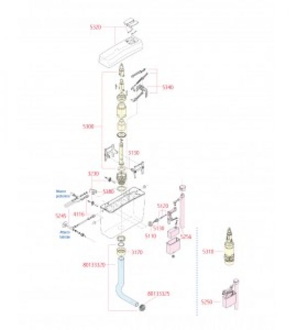 Coperchio Bianco con 2 pulsanti Pucci 5320