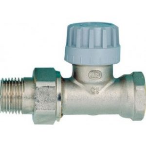 Corps de robinet droit nickelé Senso – filetage 12×17