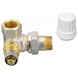 Corps de robinet RA-IN à Kv réglable, 1/2″ (15/21) angle à droite du radiat