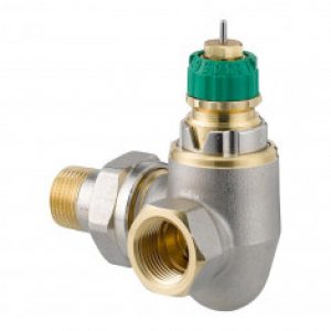 Corps de robinet radiateur RA-DV angle à droite Dynamic Valve Danfoss