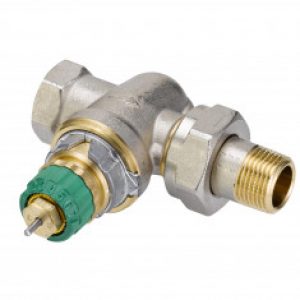 Corps de robinet radiateur RA-DV droit Dynamic Valve Danfoss