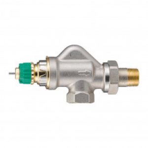 Corps de robinet radiateur RA-DV équerre inversée Dynamic Valve Danfoss