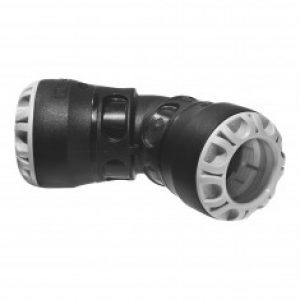 Coude à 45° encliquetable tube PE – Série 1 – Plasson