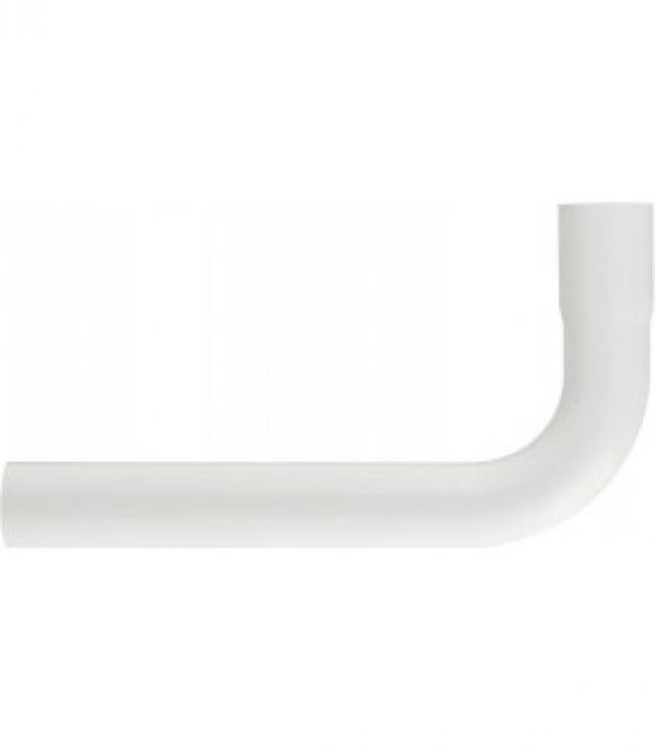 Coude de tuyau de rincage 90°manchon d 44mm blanc 100/300 mm