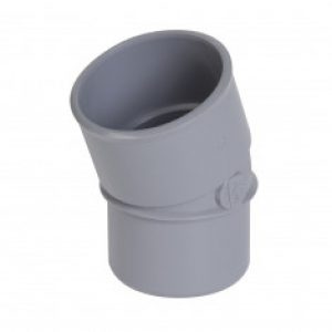 Coude PVC 20° Mâle Femelle Ø32 ou Ø40 ou Ø50 ou Ø100 Nicoll