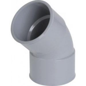 Coude pvc 45° femelle-femelle