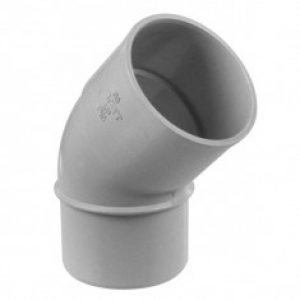 Coude PVC 45° MF pour tube de descente Ø50