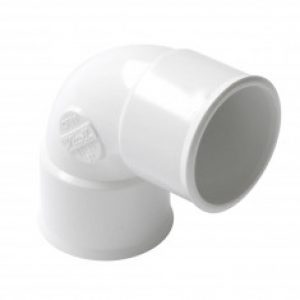 Coude PVC blanc 87°30 Femelle Femelle Ø32 ou Ø40 ou Ø50  Nicoll