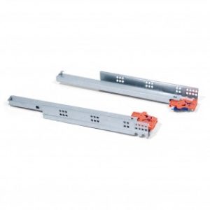 Coulisses à billes amortie pour tiroir Slippe-extraction totale