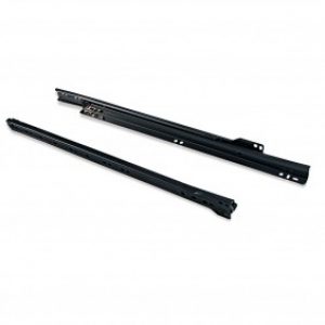 Coulisses pour tiroir T30 – sortie partielle – noir