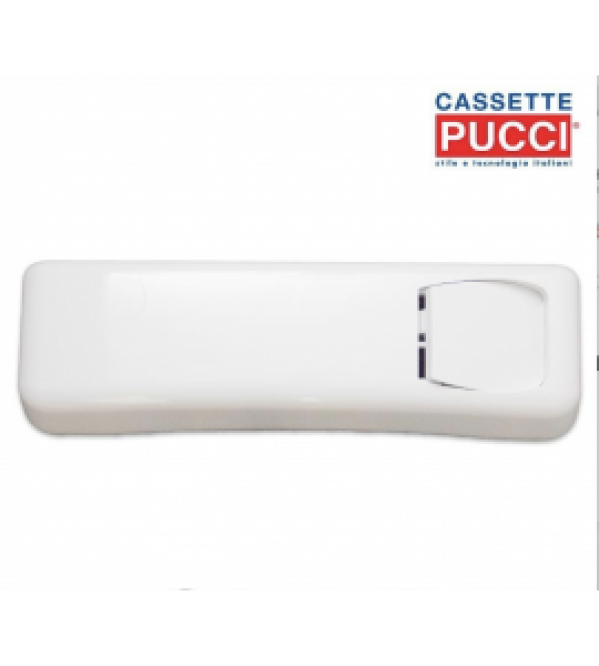 Couvercle blanc avec bouton pour boîtes de toilette…