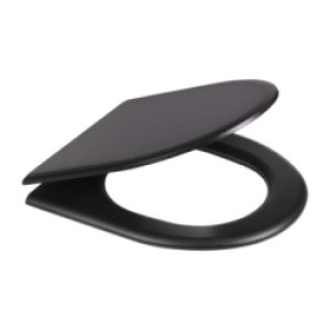 Couvercle en plastique noir pour toilettes…
