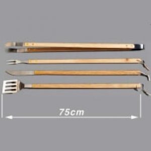 Couverts géants pour barbecue Feu Roulant