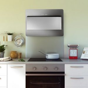 Crédence fond de hotte inox – Hauteur 45 cm